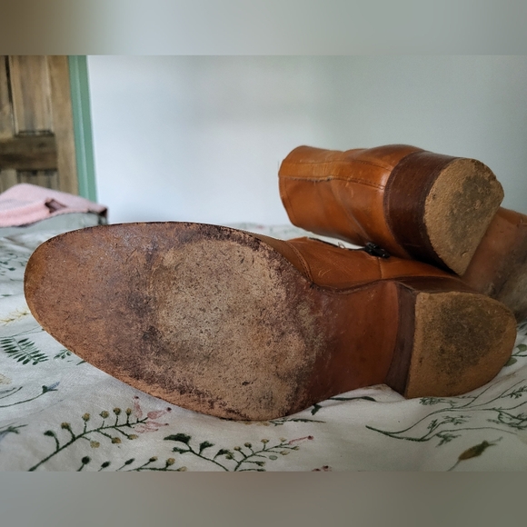 Vintage Hanover Shoe Leather Boots - Picture 12 of 13